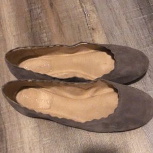 Kelly and Katie Flat Size 8 - Grey/Taupe Color